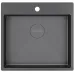 Кухонная мойка KUCHENSTERN WERK 60 вороненая сталь
