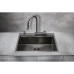 Кухонная мойка MILACIO Denia 68 Steel MC.77419 вороненая сталь