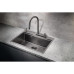 Кухонная мойка MILACIO Denia 68 Steel MC.77419 вороненая сталь