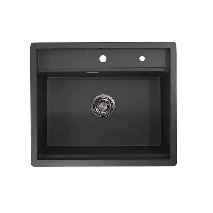 Кухонная мойка GRANULA KS-6051 графит/матовый