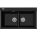 Кухонная мойка RIVELATO FONDE 8638-2 Nero opaco