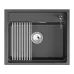 Кухонная мойка GRANULA KS-6003i шварц
