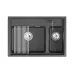 Кухонная мойка GRANULA KS-7302i черный