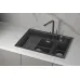 Кухонная мойка GRANULA KS-7302i черный