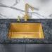 Кухонная мойка MILACIO Denia 58 Steel MC.77458 золото