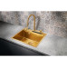 Кухонная мойка MILACIO Denia 57 Steel MC.77408 золото