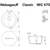 Кухонная мойка WEISSGAUFF WG 47502 Classic Ivory