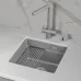 Кухонная мойка GRANULA KS-4501iU алюминиум