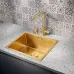 Кухонная мойка MILACIO Denia 48 Steel MC.77448 золото