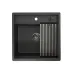 Кухонная мойка GRANULA KS-5051 черный/матовый