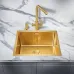 Кухонная мойка MILACIO Denia 48 Steel MC.77448 золото