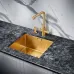 Кухонная мойка MILACIO Denia 48 Steel MC.77448 золото