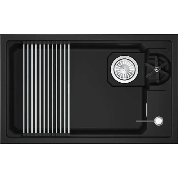Кухонная мойка GRANULA 7309RU черный