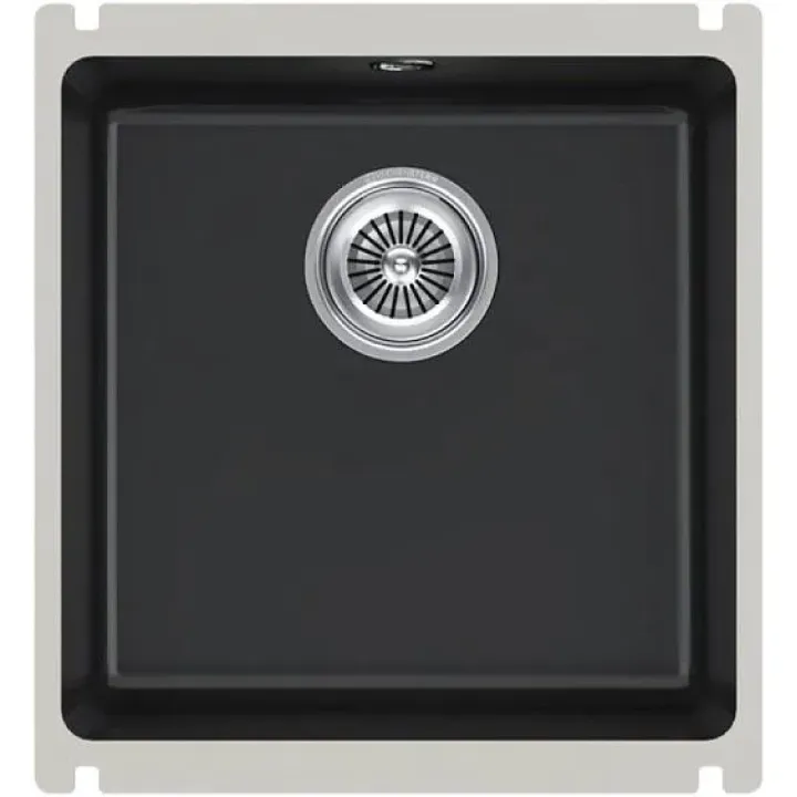 Кухонная мойка KUCHENSTERN SUBKERAM 45 керамический черный