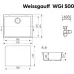 Кухонная мойка WEISSGAUFF WGI 50008 Anthracite