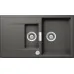 Кухонная мойка SCHOCK Eton 60 D Cristadur серебристый камень