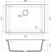 Кухонная мойка RIVELATO STRIA 6053 Calcestruzzo