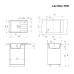 Кухонная мойка MAUNFELD Lacrima 700 MFQS-700B черный