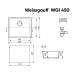 Кухонная мойка WEISSGAUFF WGI 45007 Deep Black