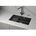 Кухонная мойка GRANULA KS-7303iU шварц