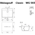 Кухонная мойка WEISSGAUFF WG 56502 Classic Ivory
