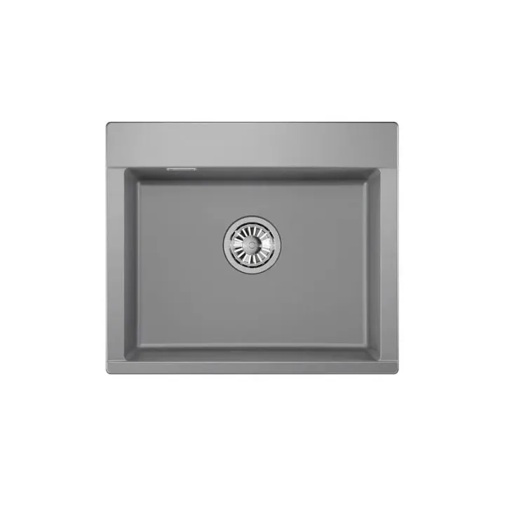 Кухонная мойка GRANULA ES-5804 алюминиум