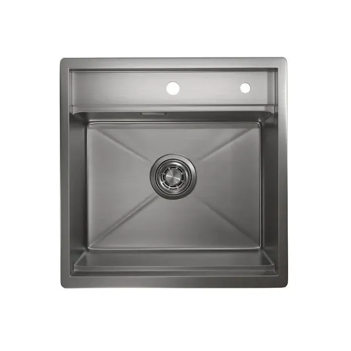 Кухонная мойка GRANULA KS-5051 сталь/сатин