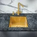 Кухонная мойка MILACIO Denia 44 Steel MC.77438 золото