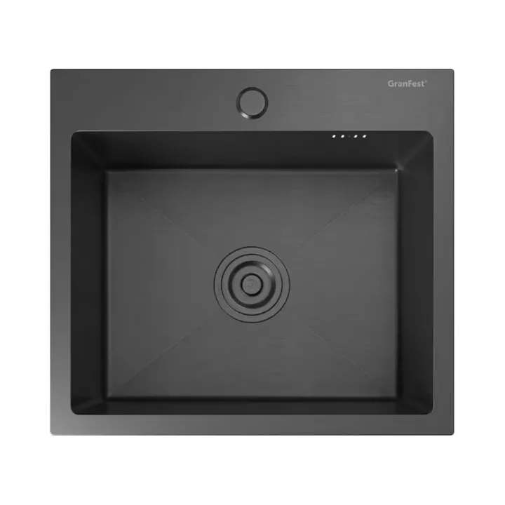 Кухонная мойка GRANFEST METAL 4844 PVD graphite