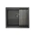 Кухонная мойка GRANULA KS-5045U графит матовый