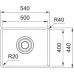 Кухонная мойка FRANKE MQX 110-50 нержавеющая сталь (122.0694.477)