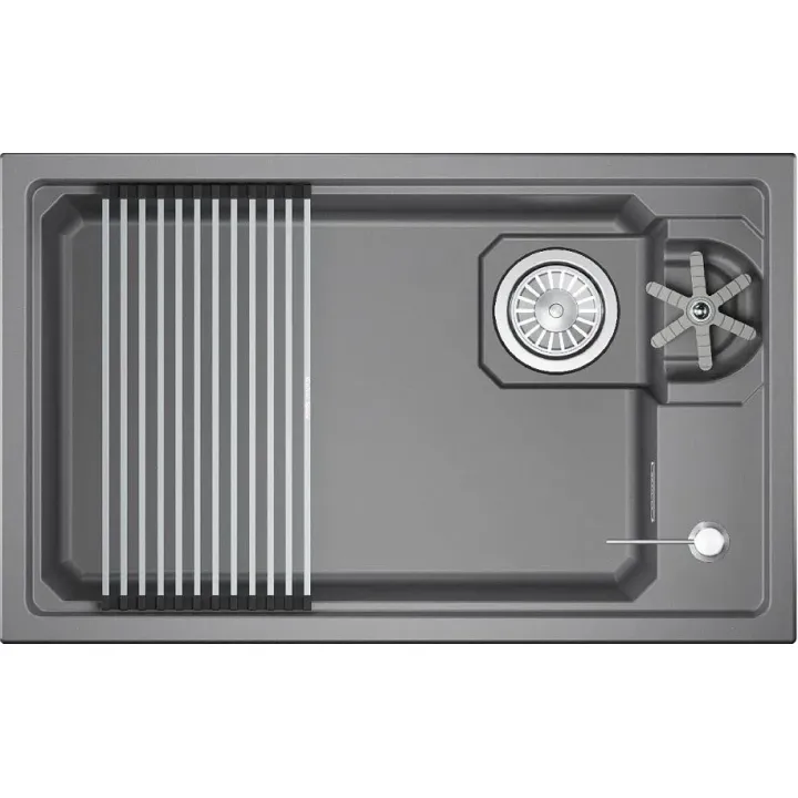 Кухонная мойка GRANULA 7309RU алюминиум