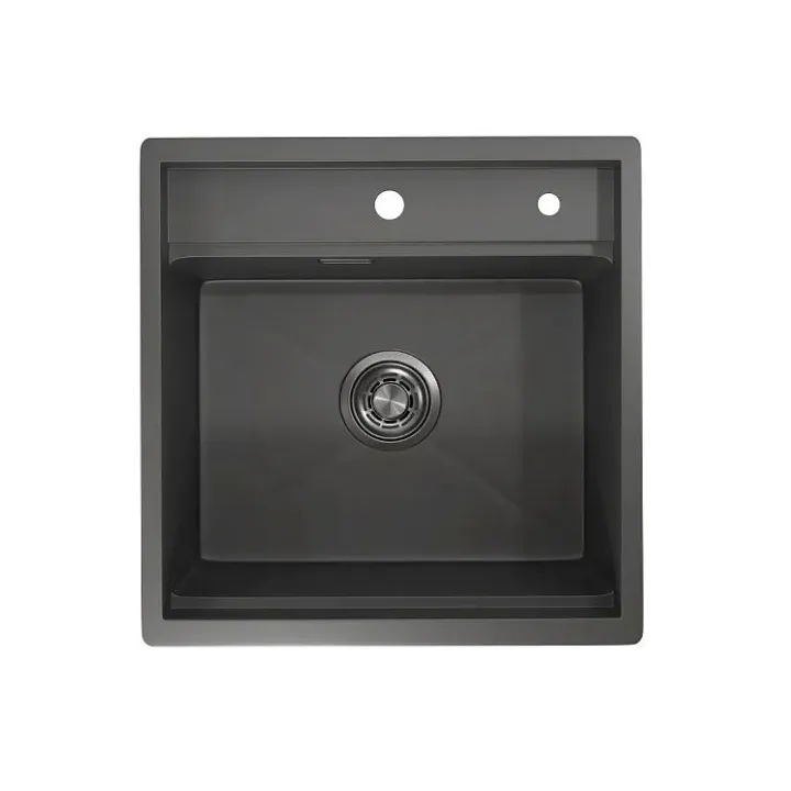 Кухонная мойка GRANULA KS-5051 графит/матовый