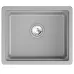 Кухонная мойка GRANULA KS-5501iU алюминиум