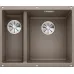 Кухонная мойка BLANCO SUBLINE 340/160-U SILGRANIT серый беж (чаша справа) с отв.арм. InFino (арт.523565)
