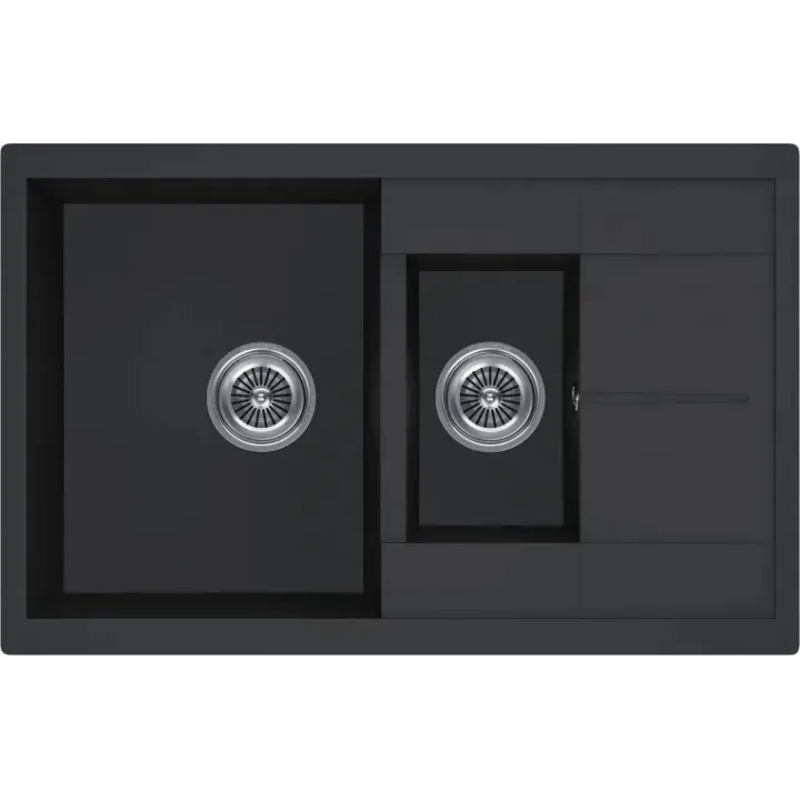Кухонная мойка KUCHENSTERN FLUG 60-2 черный