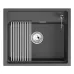 Кухонная мойка GRANULA KS-6003i черный