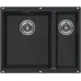 Кухонная мойка KUCHENSTERN UNDER 60-2 черный