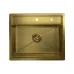 Кухонная мойка GRANULA KS-6051 золото/сатин