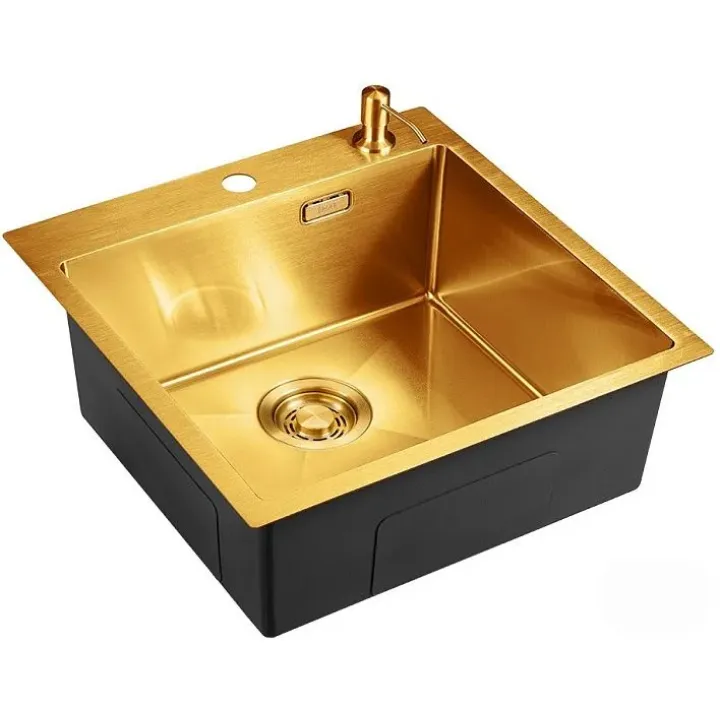 Кухонная мойка EMAR EMB-117A PVD Nano Golden