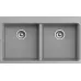 Кухонная мойка RIVELATO AXEL 90-2D grigio metallizza