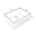 Кухонная мойка PAULMARK GLAMP UNO PM086146-WH