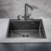 Кухонная мойка MILACIO Denia 59 Steel MC.77499 вороненая сталь