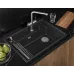 Кухонная мойка GRANULA 7308R черный