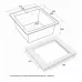 Кухонная мойка PAULMARK KANTE 40 PM104249-DG