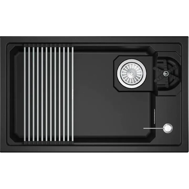 Кухонная мойка GRANULA 7309RU шварц