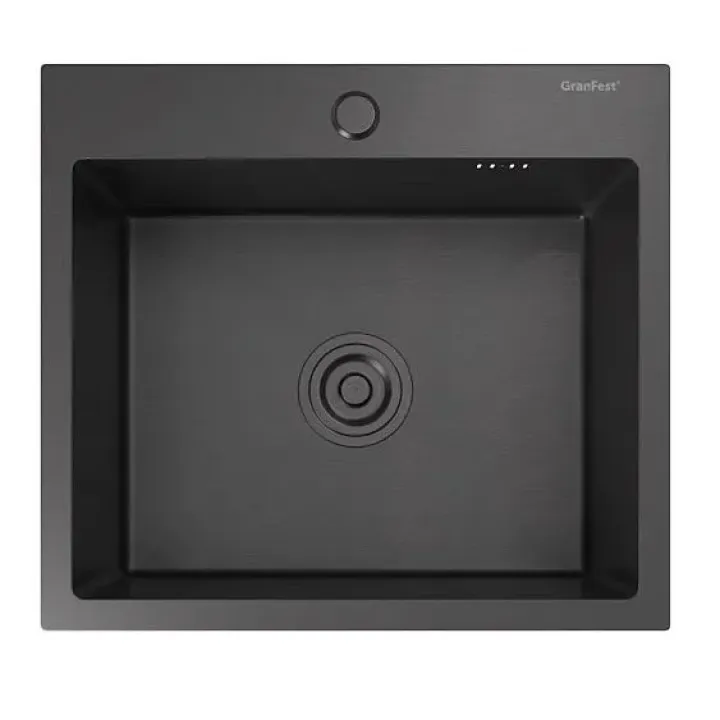 Кухонная мойка GRANFEST METAL 5045 PVD graphite