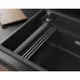 Кухонная мойка GRANULA 7308R черный