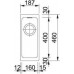 Кухонная мойка FRANKE KBG 110-16 35'' сахара cтоп-вентиль