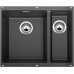 Кухонная мойка BLANCO SUBLINE 340/160-U SILGRANIT антрацит (чаша справа) с отв.арм. InFino (арт.523558)